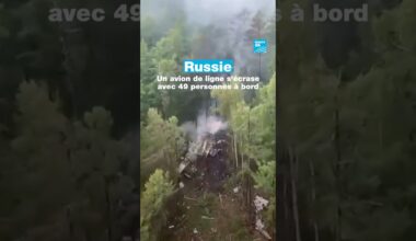Russie : un avion de ligne s’écrase avec 49 personnes à bord • FRANCE 24