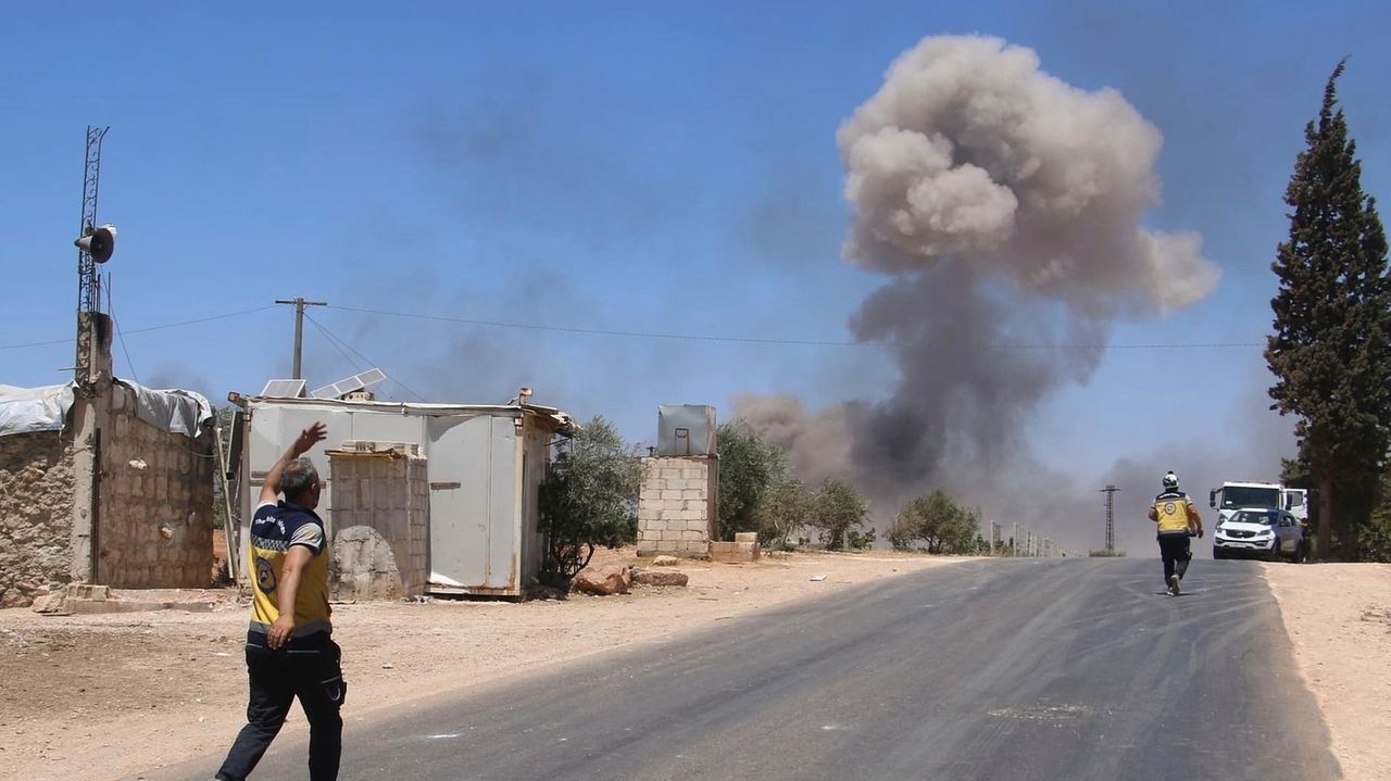 An ammunition depot explosion in Syria kills at least 7 people and injures scores