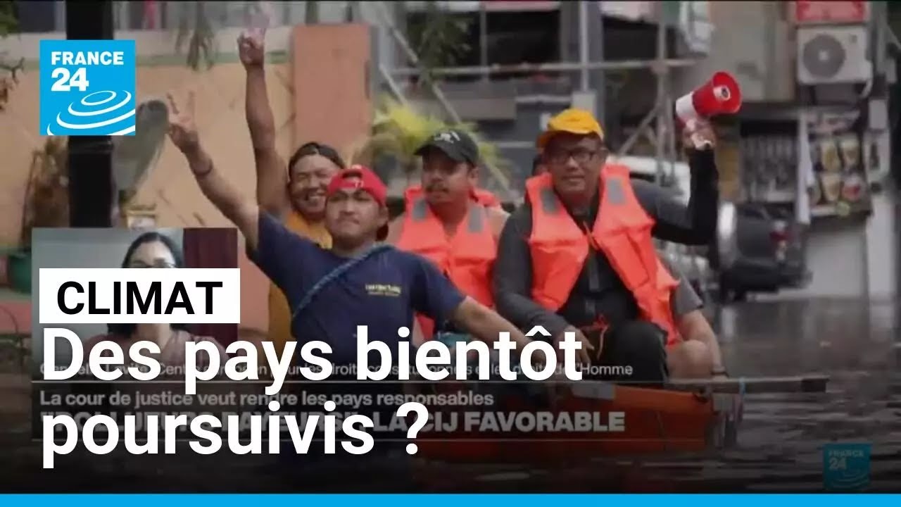 Réparations climatiques : la CIJ met les États face à leurs responsabilités • FRANCE 24