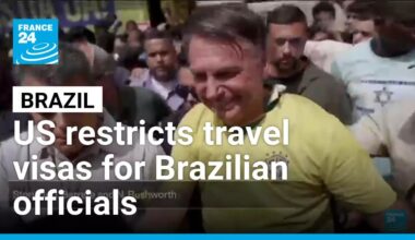 US revokes visas of Brazilian judges over Bolsonaro 'witch-hunt' • FRANCE 24 English