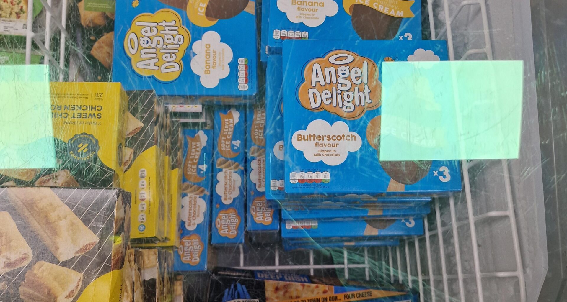 Last year i found angel delight soft serve at heron and this community loved it, today I found these, starting to believe I'm some kind of herald of angel delight ice cream