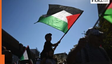 Palestine, India, Pakistan, China, UAE, Russia, France, Emmanuel Macron, United Nations, Israel, Benjamin Netanyahu, Gaza, Palestinian state, Saudi Arabia, Egypt, UAE, Qatar, Sweden, Norway, Ireland, Spain, West Bank, East Jerusalem