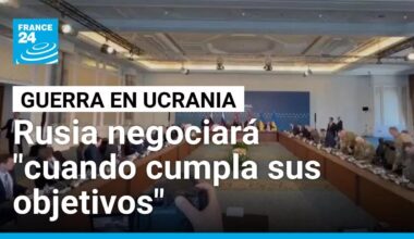 Zelenski propone nuevos diálogos con Rusia; Moscú asegura que primero debe cumplir sus "objetivos"