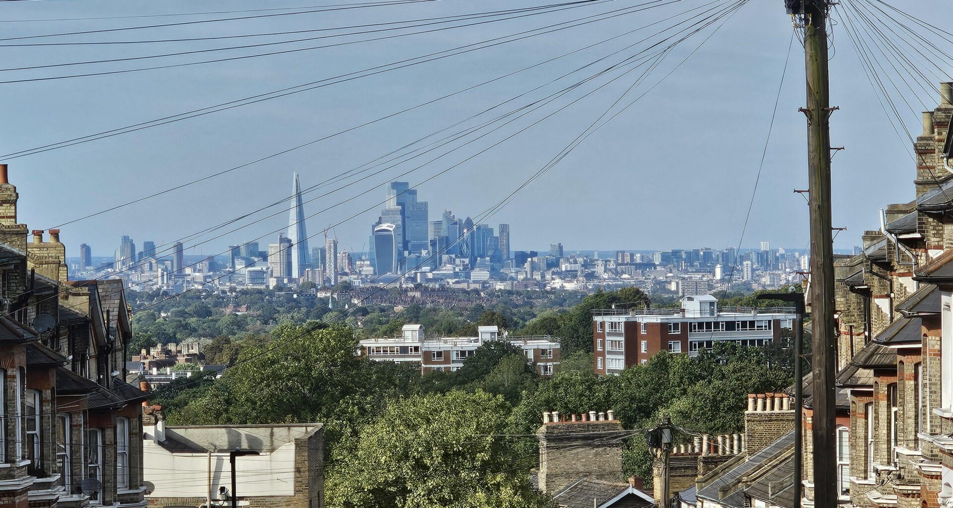 London Skyline taken from Crystal Palace...