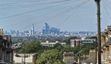 London Skyline taken from Crystal Palace...