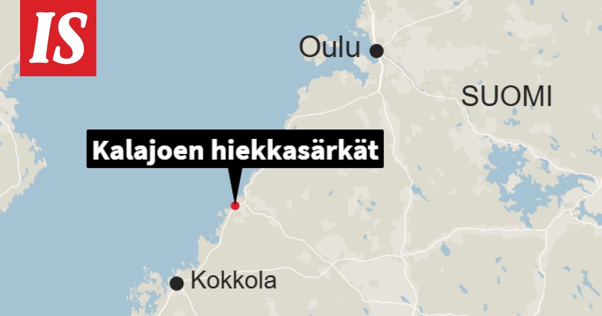 Kolme nuorta poikaa hädässä Kalajoella