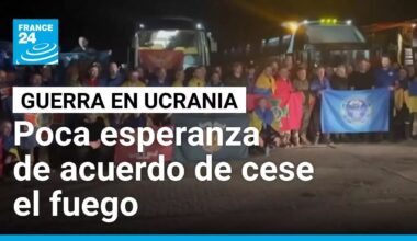 Rusia y Ucrania acuerdan intercambio de prisioneros, pero cese el fuego permanece lejano