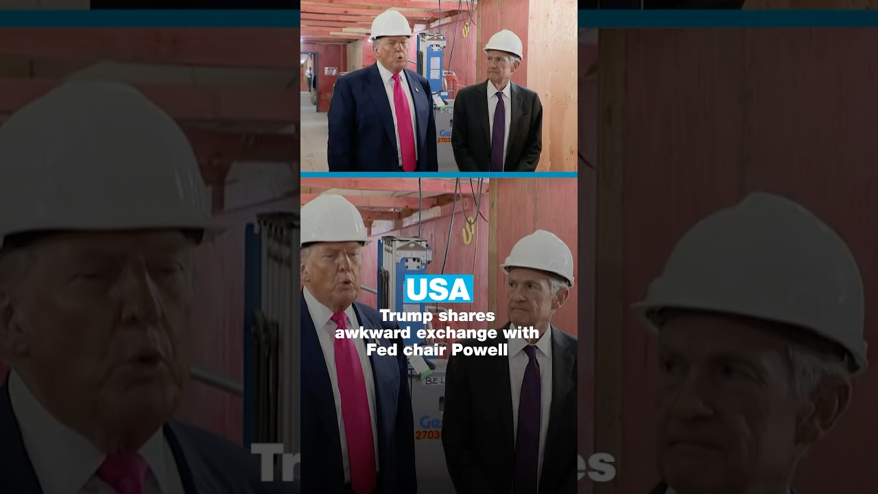 🇺🇸#USA: #Trump shares awkward exchange with Fed chair #Powell • FRANCE 24 English