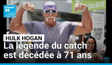 La légende américaine du catch Hulk Hogan est décédée à 71 ans • FRANCE 24