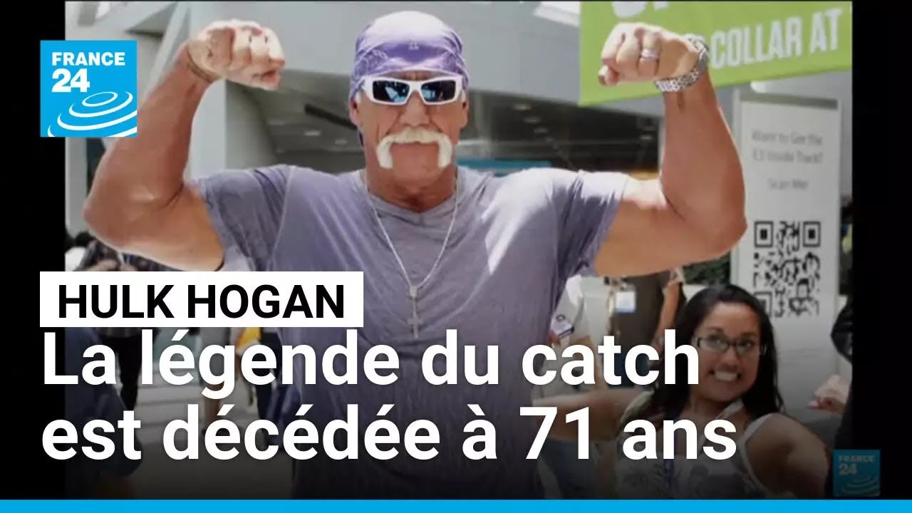 La légende américaine du catch Hulk Hogan est décédée à 71 ans • FRANCE 24