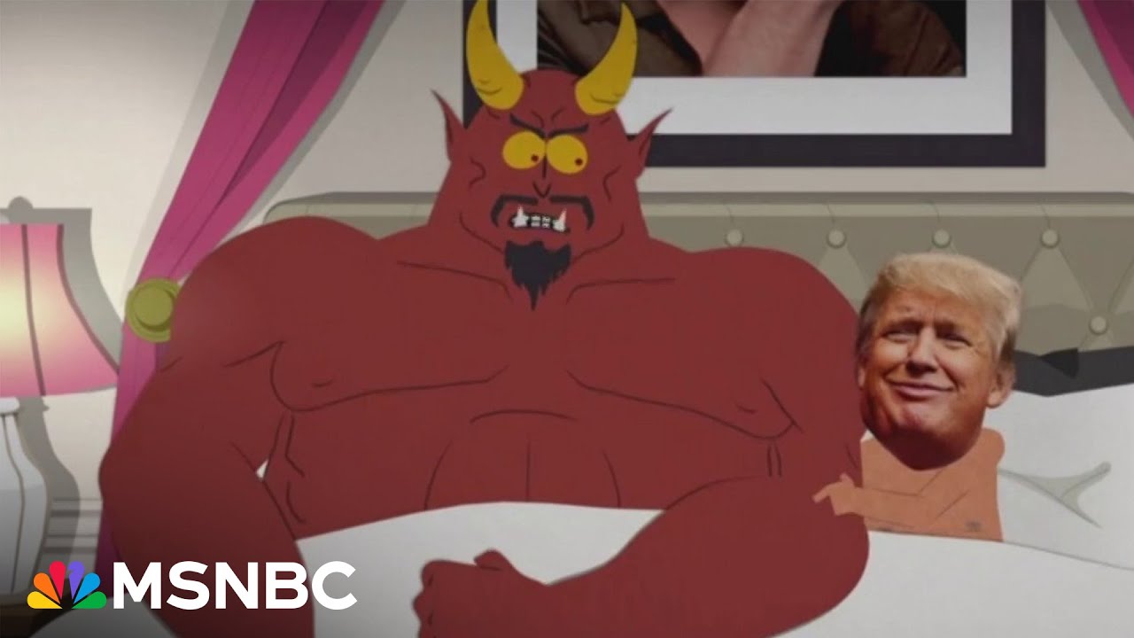 Trump fumes over ‘South Park’ roasting him, depicting him in bed with Satan