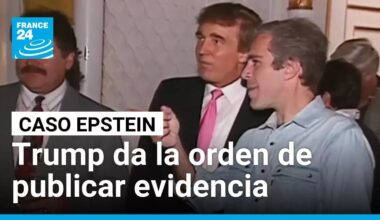 Trump ordenó publicar evidencias sobre el caso Epstein • FRANCE 24 Español