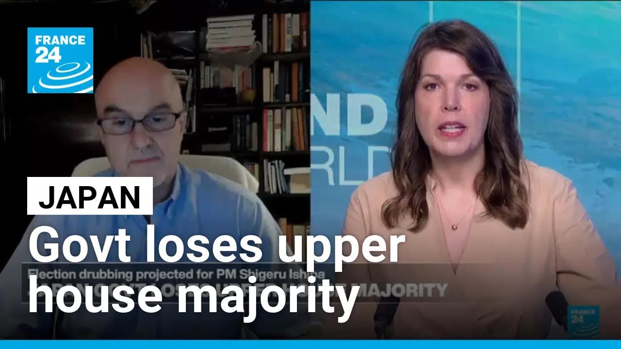 Japan's government loses upper house majority • FRANCE 24 English