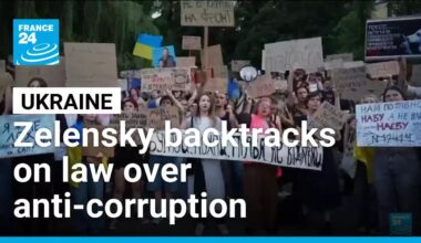 Zelensky approves new bill restoring 'independence' of anti-corruption bodies after protests