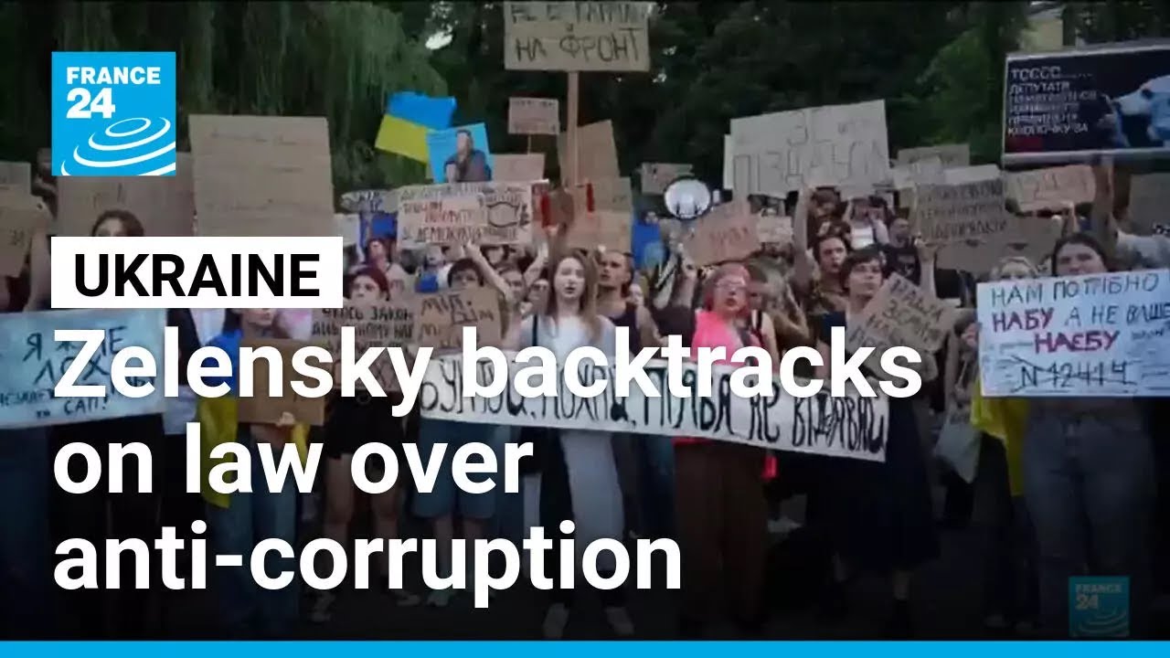 Zelensky approves new bill restoring 'independence' of anti-corruption bodies after protests