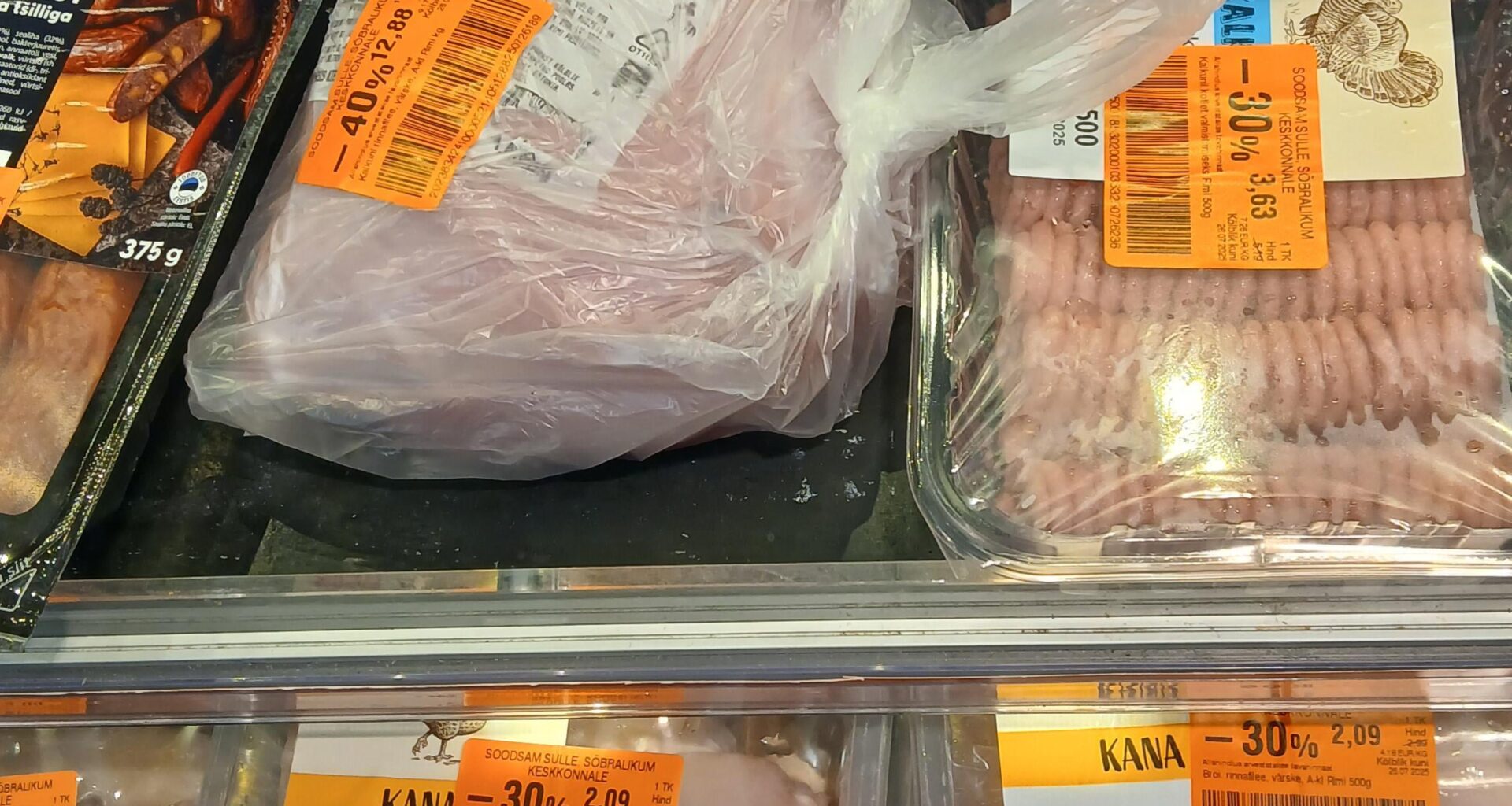 Mis värk sellega on et samapäevase realiseerimisajaga (liha)tooted ei olegi enam 50% odavamad?