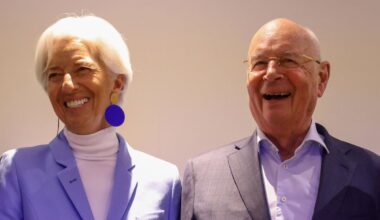 Lagarde’s ECB Diary Shows She Did Meet WEF Chief Schwab in April
