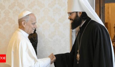 Pope receives high-ranking Russian Orthodox cleric