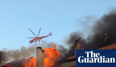 Wildfire burns through northern suburb of Athens as residents told to evacuate | Greece