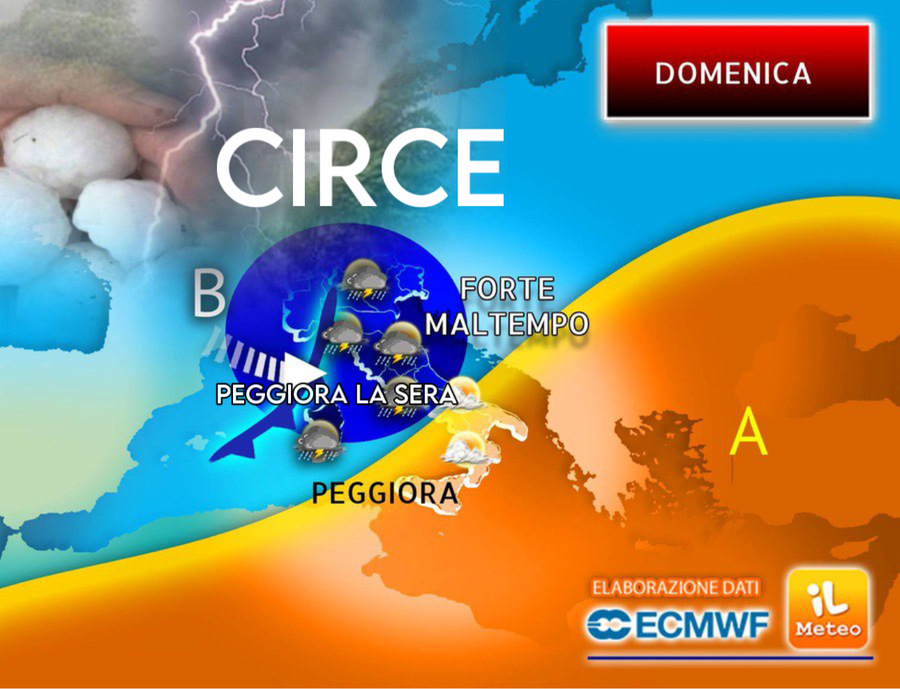 Domenica, sole e pausa illusoria, entro sera forti Temporali in arrivo, i dettagli