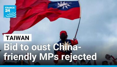 Voters in Taiwan reject bid to oust China-friendly MPs in closely watched poll • FRANCE 24 English