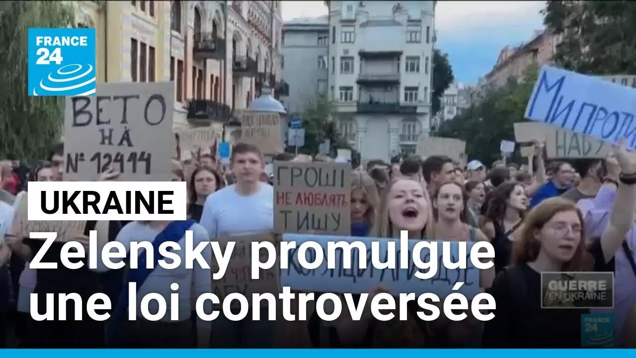 L'Ukraine adopte une loi supprimant l'indépendance des instances anticorruption • FRANCE 24