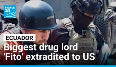 Ecuador's biggest drug lord 'Fito' extradited to US • FRANCE 24 English