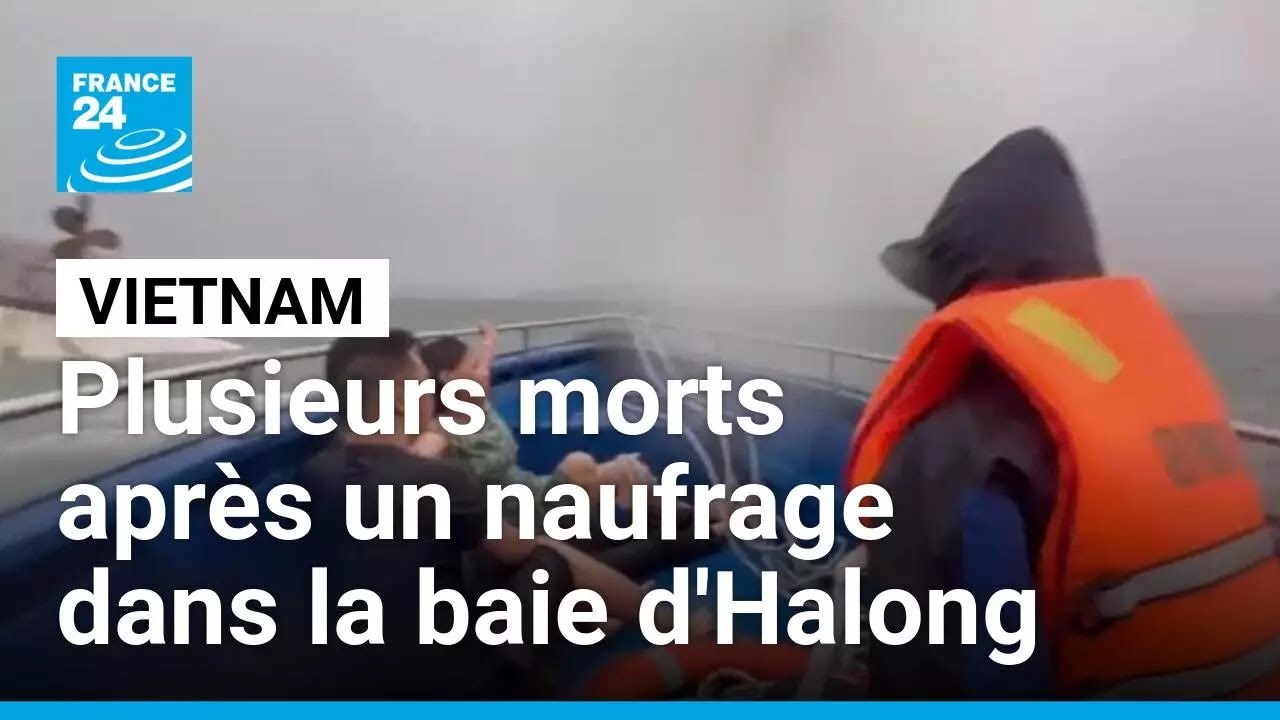 Vietnam : plusieurs morts après un naufrage dans la baie d'Halong • FRANCE 24