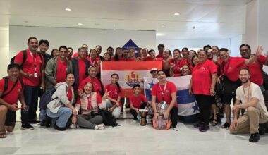 Pilgrims from the Pacific bringing their culture to the Youth Jubilee