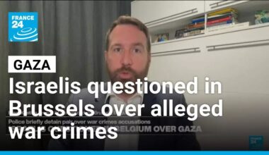 Two Israelis questioned in Brussels over alleged Gaza war crimes • FRANCE 24 English