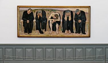 My favourite Swiss painter is Ferdinand Hodler. Here's the "The Disappointed Souls" that can be seen in Bern.
