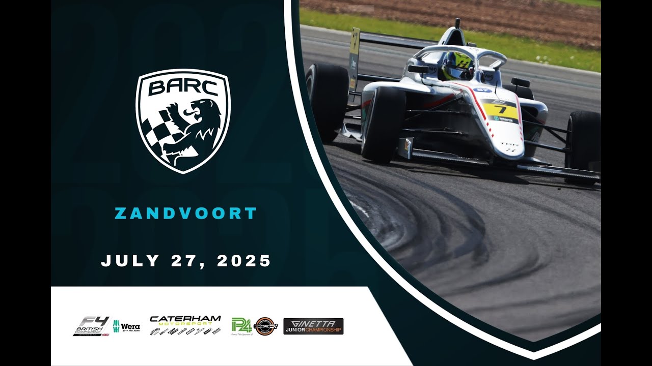 Free Road Racing Livestream From The Netherlands: British Automobile Racing Club Action LIVE From Zandvoort – July 27 2025