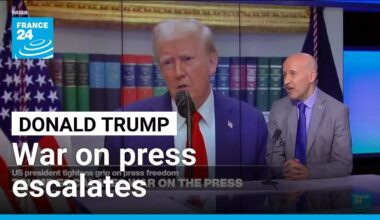 Trump escalates war on the press • FRANCE 24 English