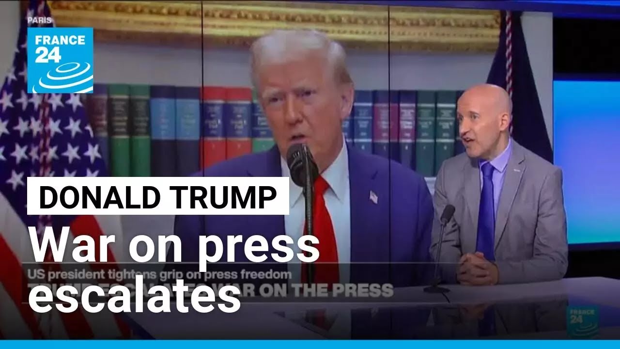 Trump escalates war on the press • FRANCE 24 English
