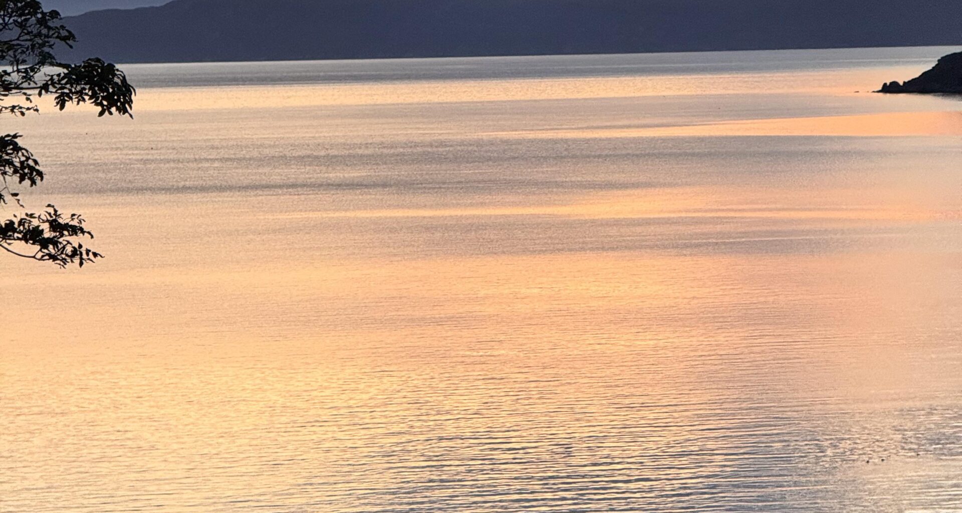 Scottish highland sunset