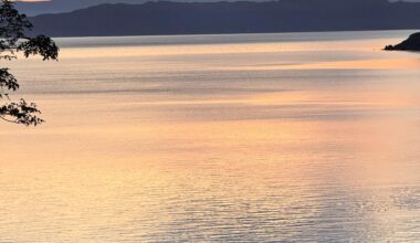 Scottish highland sunset