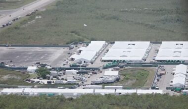 New aerial footage shows ‘Alligator Alcatraz’ immigration center