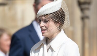 Princess Eugenie Wears Head-to-Toe Neutrals to Easter Sunday at Windsor Castle