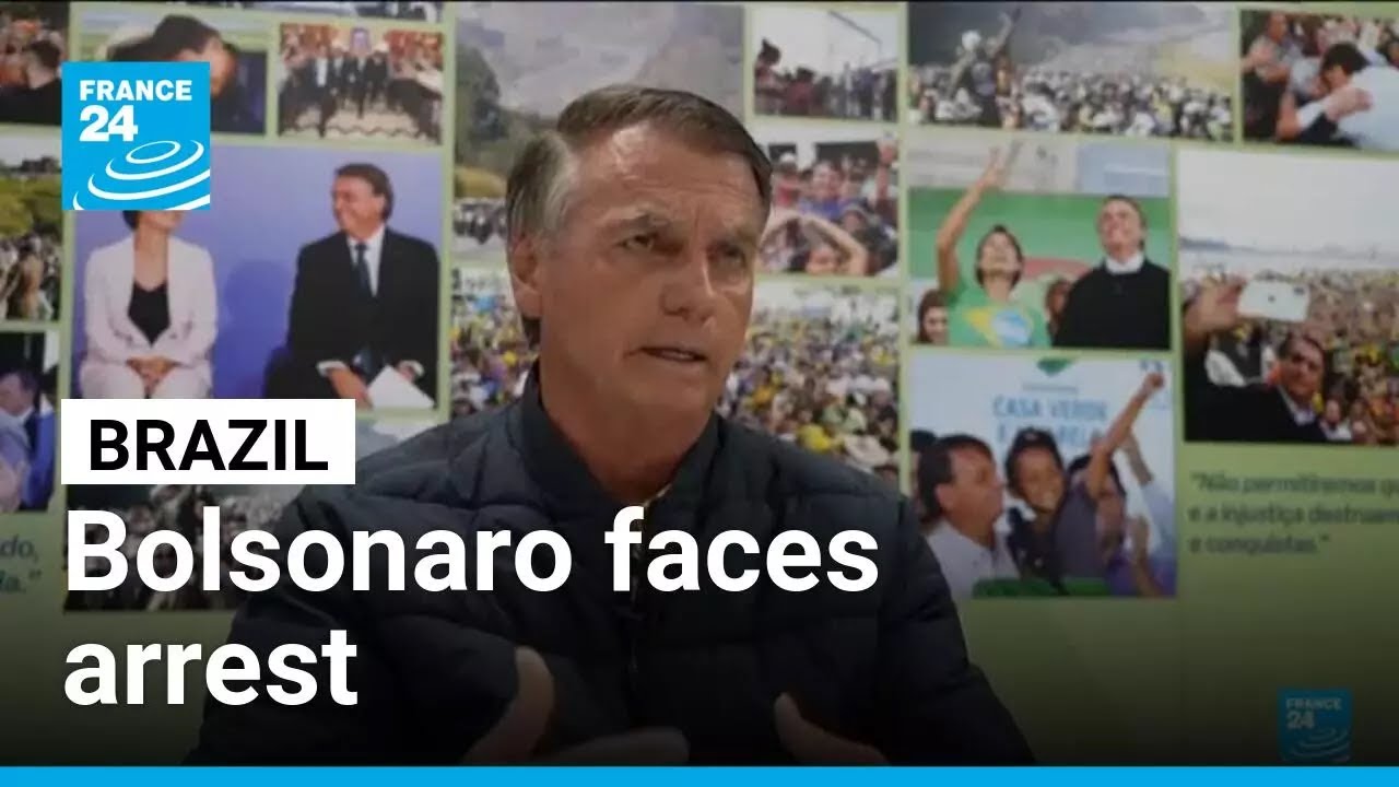 Brazil's Bolsonaro risks arrest over breach of court restrictions in coup case • FRANCE 24 English