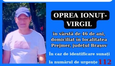 Bărbat de 46 de ani căutat de polițiștii brașoveni