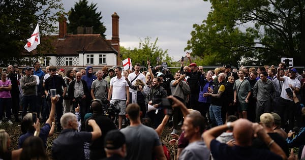 At the latest UK asylum seeker protest