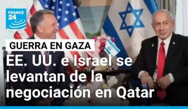 EE. UU. e Israel se levantan de mesa de negociación para alto el fuego en Gaza
