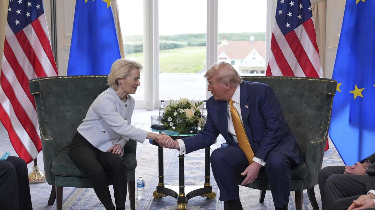 Deutliche Kritik aus der Union an EU-Zolldeal mit Trump: „Lediglich Schadensbegrenzung“