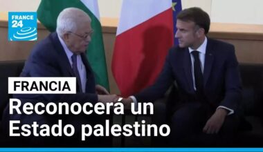 Macron anuncia que Francia reconocerá un Estado palestino • FRANCE 24 Español