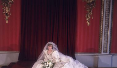 The very unusual thing Princess Diana had sewn into the back of her wedding dress on the day she married Prince Charles