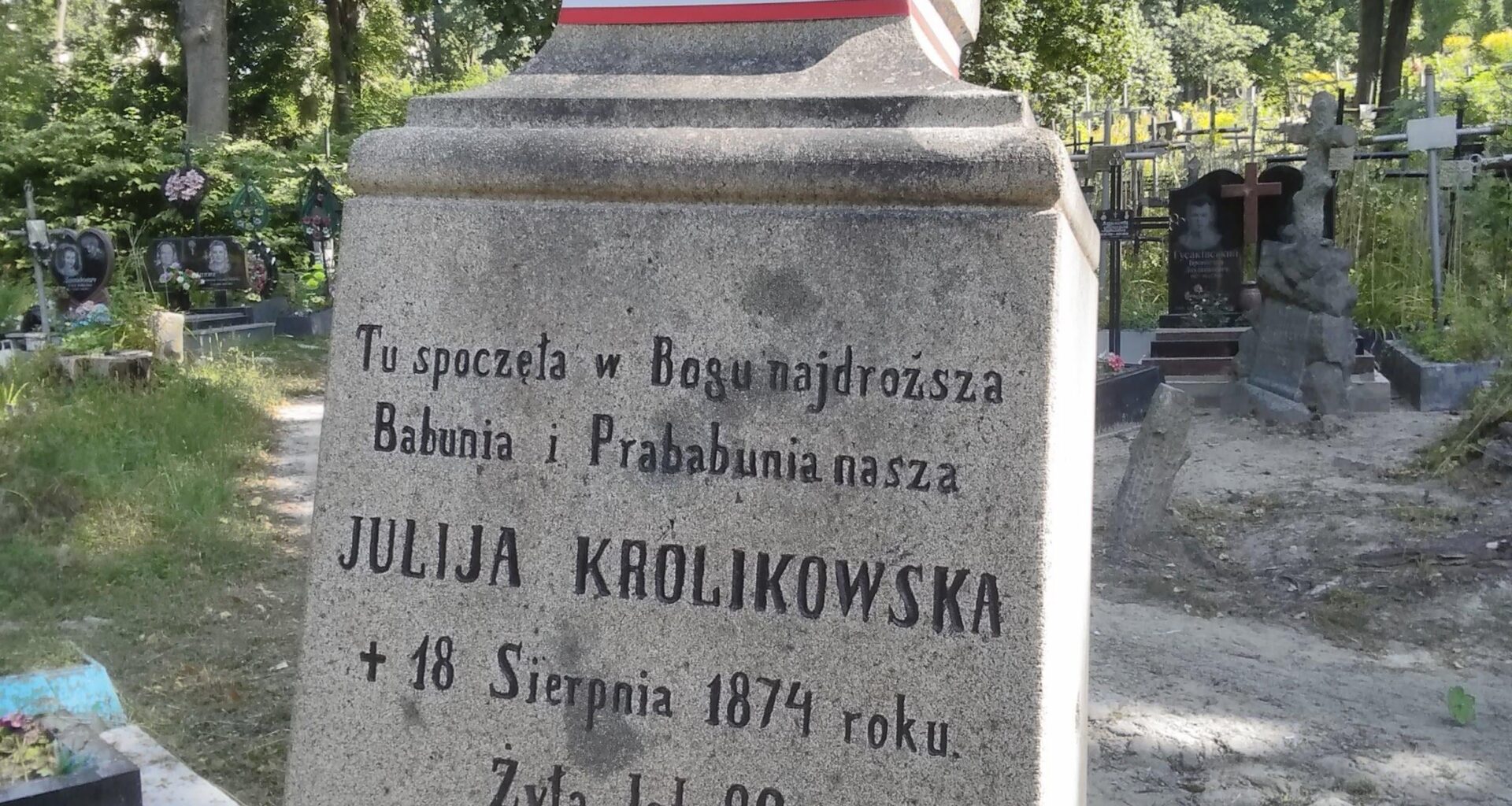 Polish grave in Żytomierz