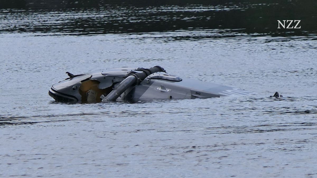 Bundeswehr-Helikopter stürzt in Fluss ab