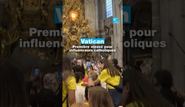 Léon XIV : première messe pour influenceurs catholiques organisée par le Vatican • FRANCE 24