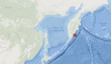 Sismo de magnitude 8,7 registado ao largo de Kamchatka, na Rússia