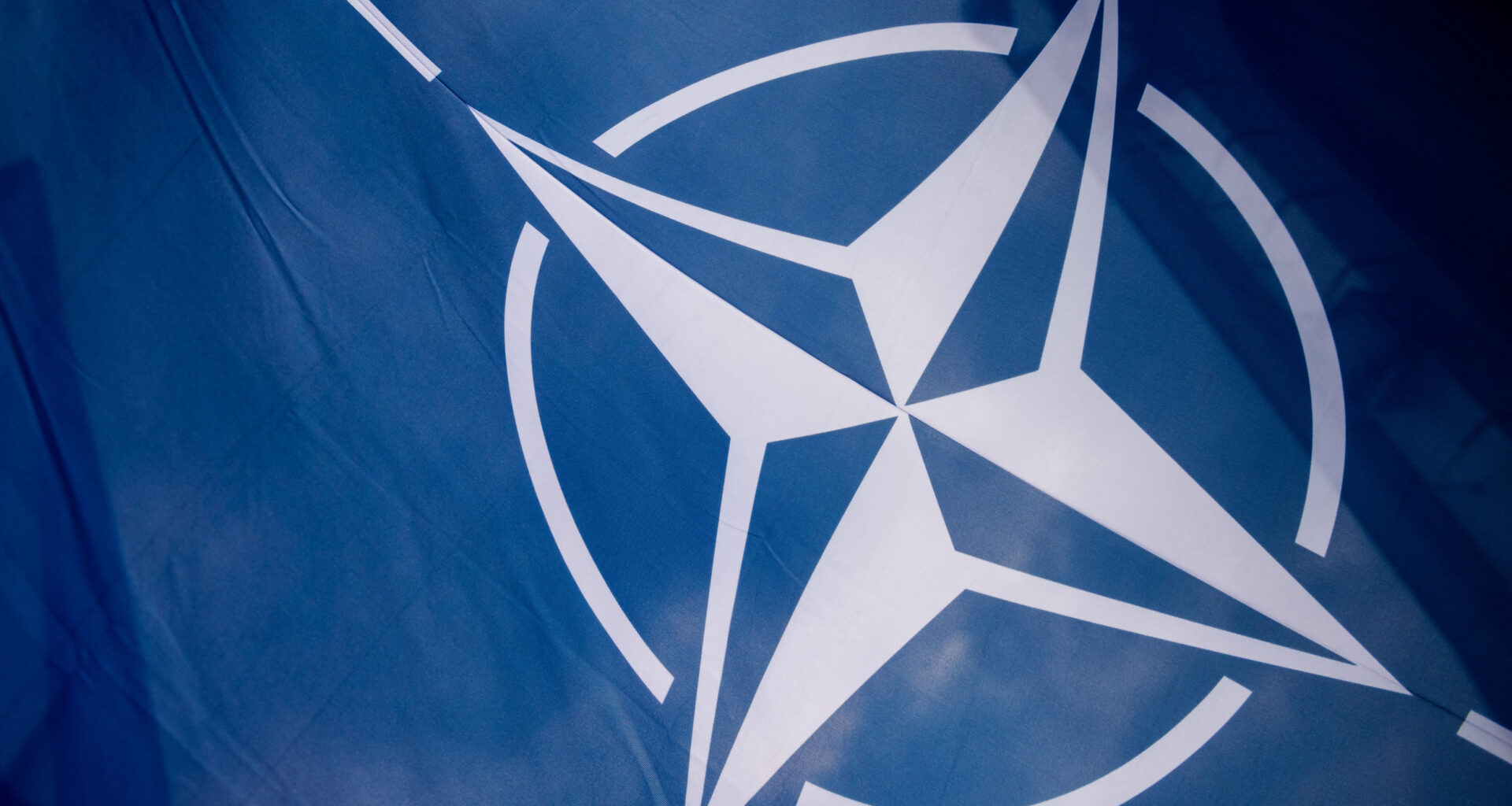 A NATO flag